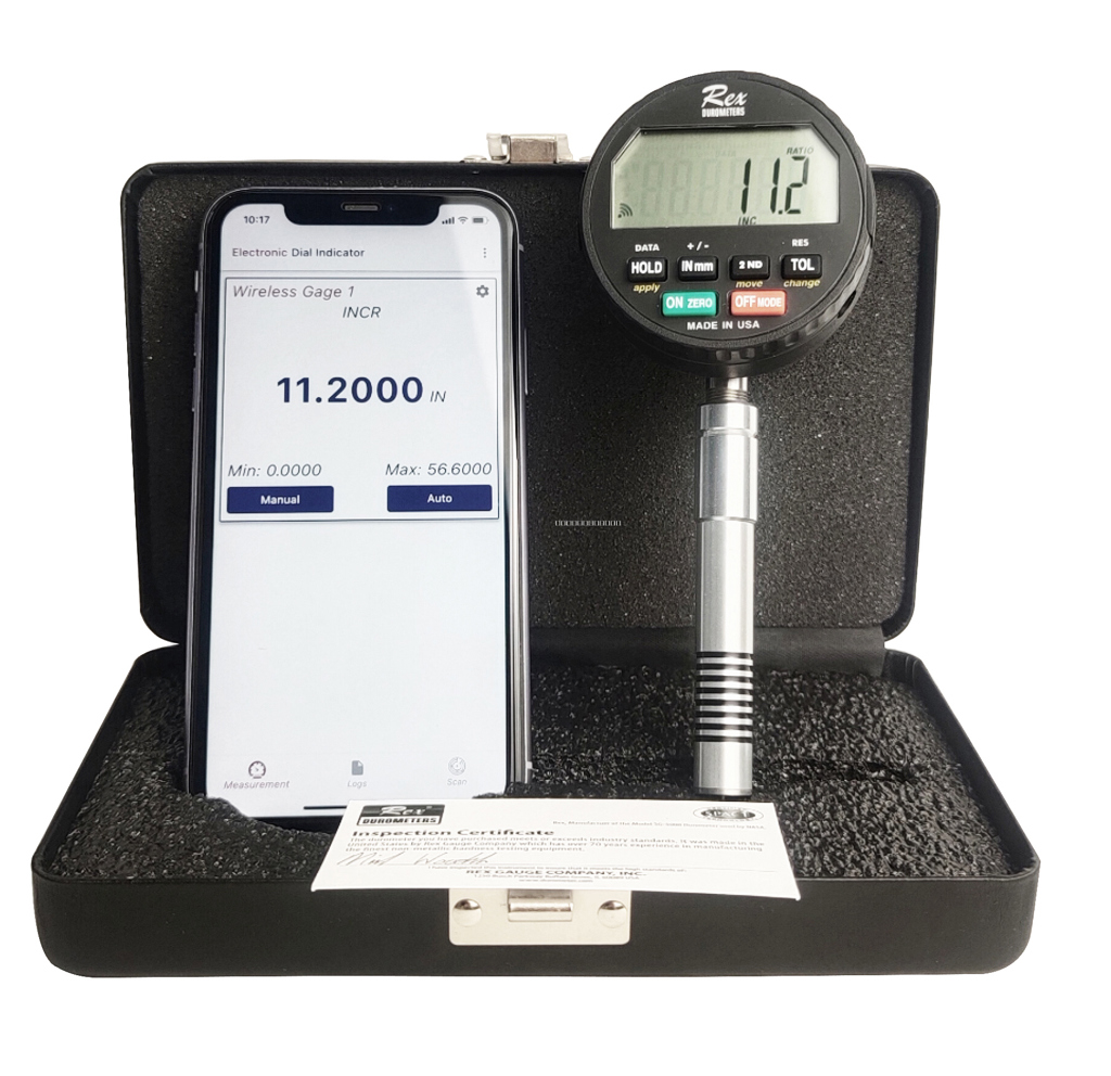 便携式数显邵氏硬度计 无线传输版图片